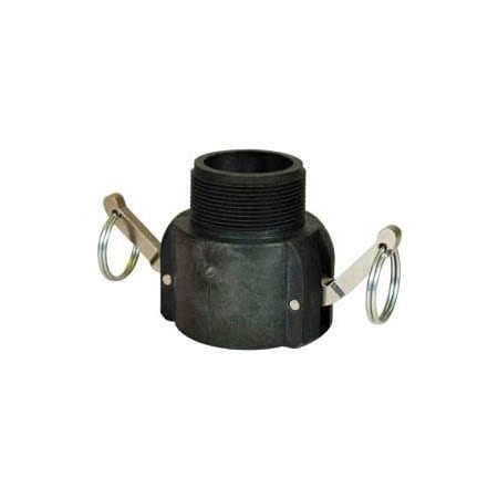 Apache 1-1/2" B Polypropylene Cam and Groove Coupler x Male NPT 49030515